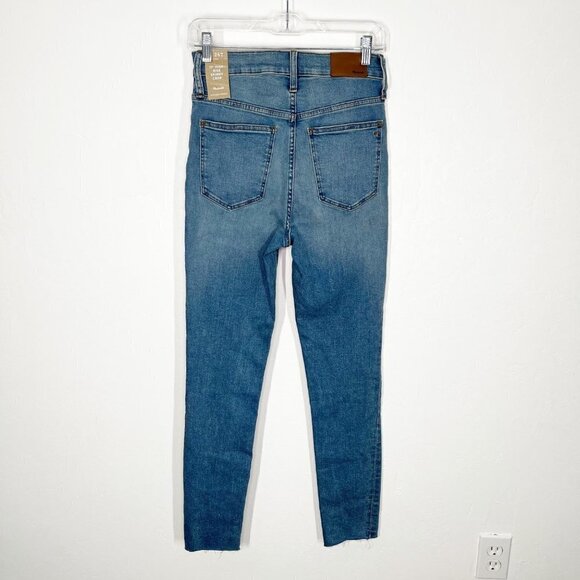 NWT Madewell 11" High Rise Skinny Crop Jeans Size 26 Tall Brooksedge wash - Picture 6 of 12
